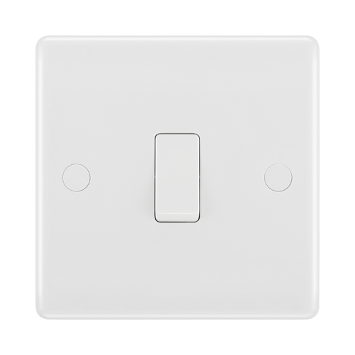 BG White Moulded 1G 2W Light Switch 812 available from RS Electrical Supplies