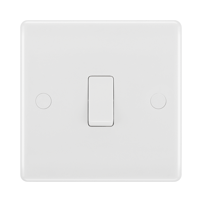 BG White Moulded 1G 2W Light Switch 812 available from RS Electrical Supplies