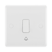 BG White Moulded Retractive Bell Push Switch 814 available from RS Electrical Supplies