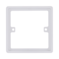 BG White Moulded 1G Spacer Plate 817 available from RS Electrical Supplies