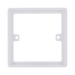 BG White Moulded 1G Spacer Plate 817 available from RS Electrical Supplies