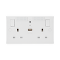 BG White Moulded Wi-Fi Extender USB Socket 822UWR available from RS Electrical Supplies