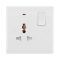 BG White Moulded 1G Universal Socket with Neon 827L available from RS Electrical Supplies
