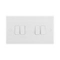 BG White Moulded 4G 2W Light Switch 844 available from RS Electrical Supplies