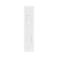BG White Moulded 2G Architrave Switch 848 available from RS Electrical Supplies
