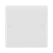 BG White Moulded 25A Flex Outlet Plate 858 available from RS Electrical Supplies