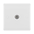 BG White Moulded Satellite Socket 864 available from RS Electrical Supplies