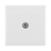 BG White Moulded Satellite Socket 864 available from RS Electrical Supplies