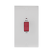 BG White Moulded 45A Cooker Switch with Neon 872 available from RS Electrical Supplies