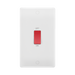 BG White Moulded 45A Cooker Switch 873 available from RS Electrical Supplies