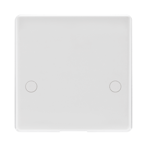 BG White Moulded 45A Cooker Outlet Plate 879 available from RS Electrical Supplies