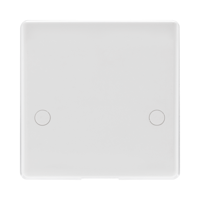 BG White Moulded 45A Cooker Outlet Plate 879 available from RS Electrical Supplies