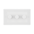 BG White Moulded 3G Dimmer Switch 883 available from RS Electrical Supplies