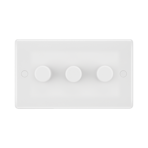 BG White Moulded 3G Dimmer Switch 883 available from RS Electrical Supplies