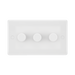 BG White Moulded 3G Dimmer Switch 883 available from RS Electrical Supplies
