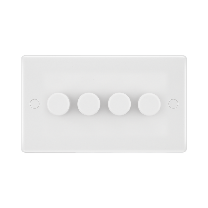 BG White Moulded 4G Dimmer Switch 884 available from RS Electrical Supplies