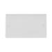 BG White Moulded Double Blank Plate 895 available from RS Electrical Supplies