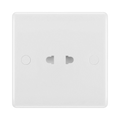 BG White Moulded 16A 1G Shuttered Euro Socket 897 available from RS Electrical Supplies