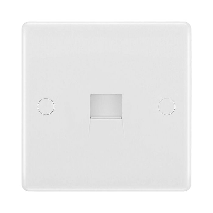 BG White Moulded Secondary Telepone Socket 8BTS/1 available from RS Electrical Supplies