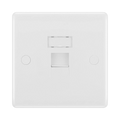 BG White Moulded RJ45 Cat6 Data Outlet 8RJ45/1 available from RS Electrical Supplies