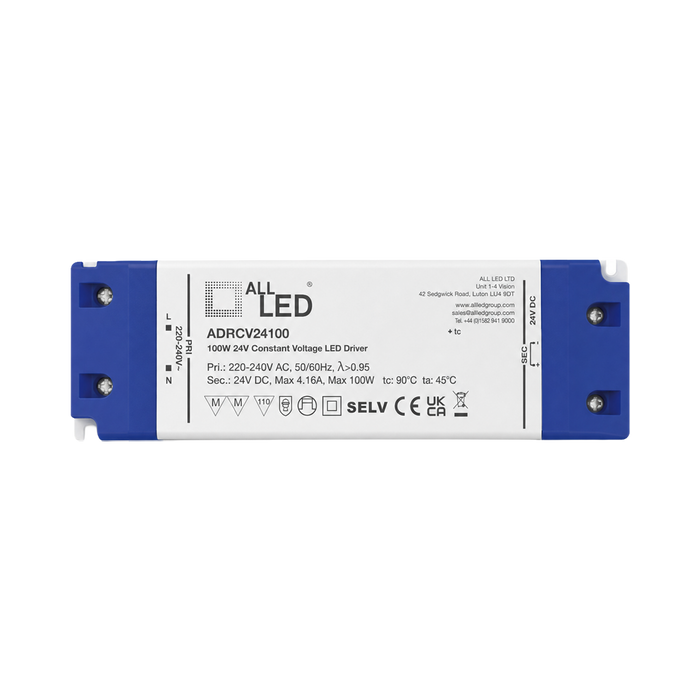 ALL LED Drive24 24V Constant Voltage LED Driver 100W – Non-Dimmable