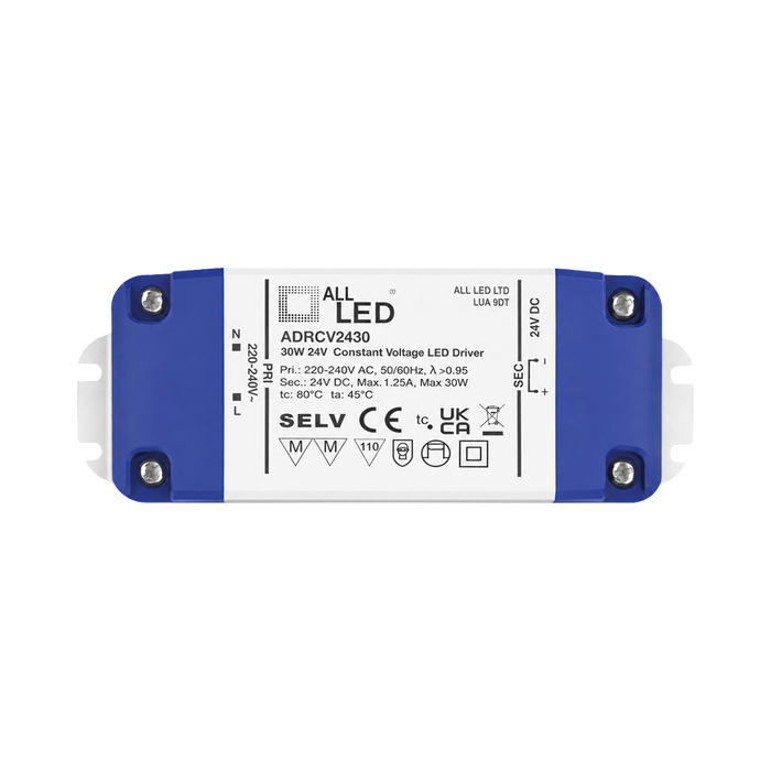 ALL LED Drive24 24V Constant Voltage LED Driver 30W – Non-Dimmable