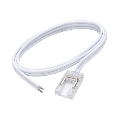 ALL LED Live End Connector for Seamless IP20 COB LED Tape – 2m Cable