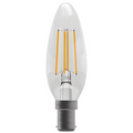 BELL Genesis LED 4.5W 2700K Filament Clear Candle Dimmable Lamp - SBC (B15) product image