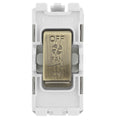 BG Antique Brass 10A 3 Pole Fan Isolator Grid Switch RAB15 Available from RS Electrical Supplies