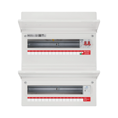 BG Circuit Protection 31 Way 100A Main Switch Consumer Unit with SPD CF236MS31