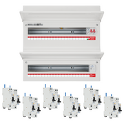 BG Circuit Protection 43 Way 100A Main Switch Consumer Unit SPD with RCBO's CF248MS43