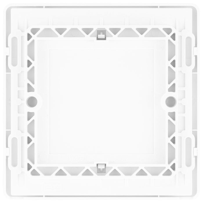 BG Evolve Pearl White Single Blank Plate PCDCL94W