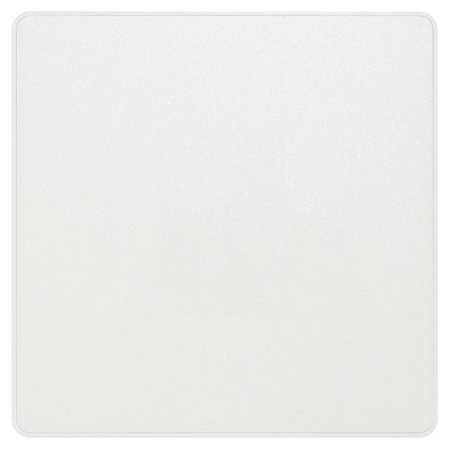BG Evolve Pearl White Single Blank Plate PCDCL94W