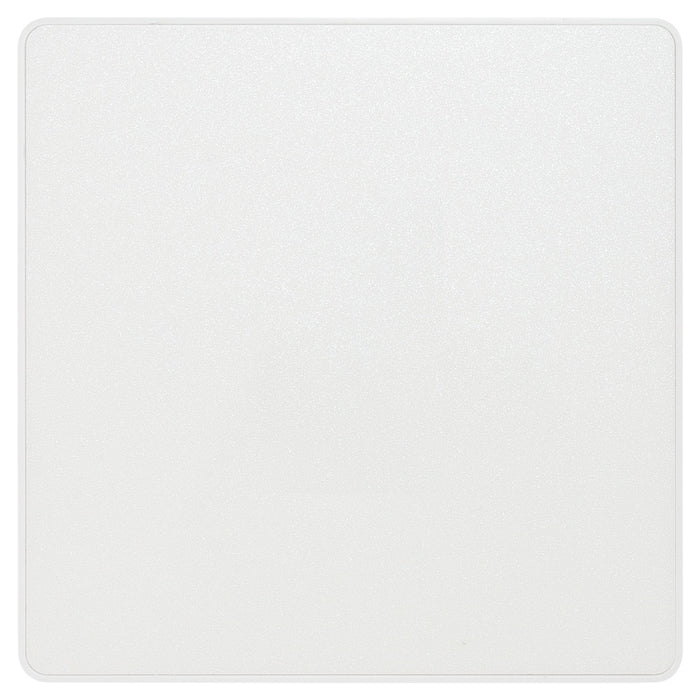 BG Evolve Pearl White Single Blank Plate PCDCL94W