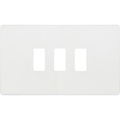 BG Evolve Pearl White 3G Grid Plate RPCDCL3W