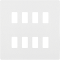 BG Evolve Pearl White 8G Grid Plate RPCDCL8W