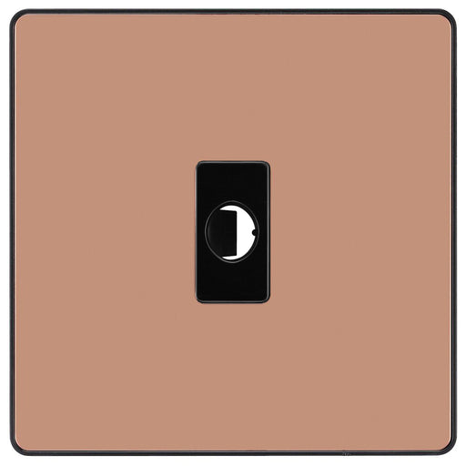 BG Evolve Polished Copper Flex Outlet PCDCPFLEXB Available from RS Electrical Supplies