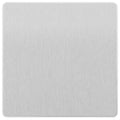 BG Evolve Brushed Steel Single Blank Plate PCDBS94W