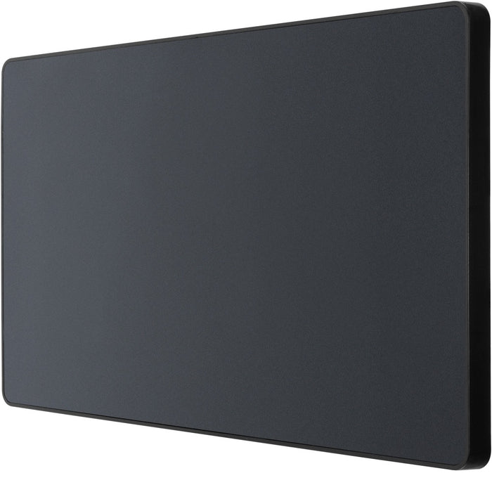 BG Evolve Matt Grey Double Blank Plate PCDMG95B