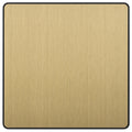 BG Evolve Satin Brass Single Blank Plate PCDSB94B