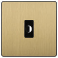 BG Evolve Satin Brass Flex Outlet PCDSBFLEXB Available from RS Electrical Supplies