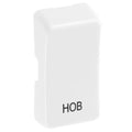BG Evolve White Engraved Hob Grid Rocker RRHBPCDW