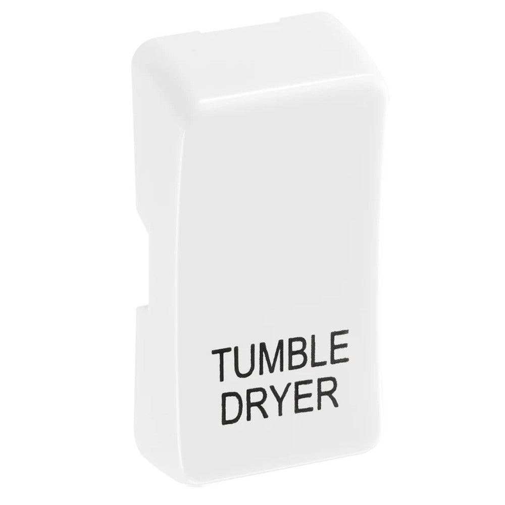 BG Evolve White Engraved Tumble Dryer Grid Rocker RRTDPCDW RS