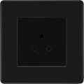 bg flatplate screwless matt black 2a unswitched socket ffb28b Available from RS Electrical