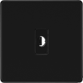 bg flatplate screwless matt black flex outlet ffbflex Available from RS Electrical