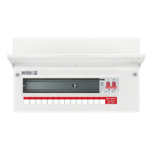BG Circuit Protection 13 Way 100A Main Switch Consumer Unit with SPD CF16MS13