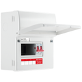 BG Fortress 4 Way 100A Main Switch Consumer Unit CFUSW04 Available from RS Electrical Supplies