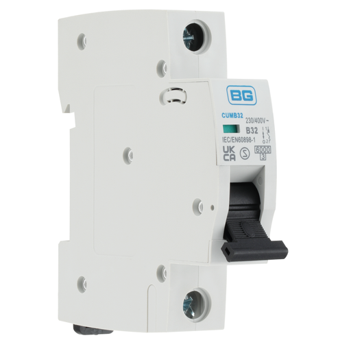 BG Fortress B Curve MCB 32A CUMB32 Available from RS Electrical Supplies