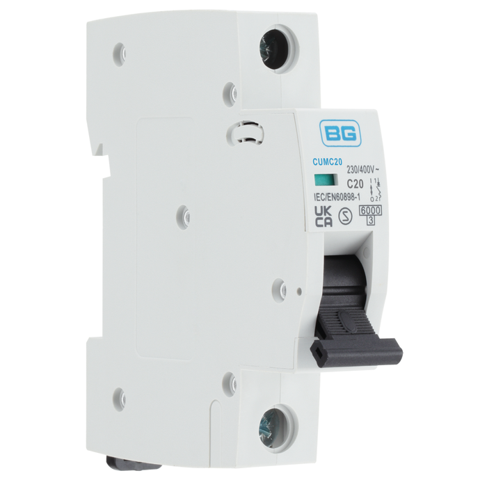BG Fortress C Curve MCB 20A CUMC20 Available from RS Electrical Supplies