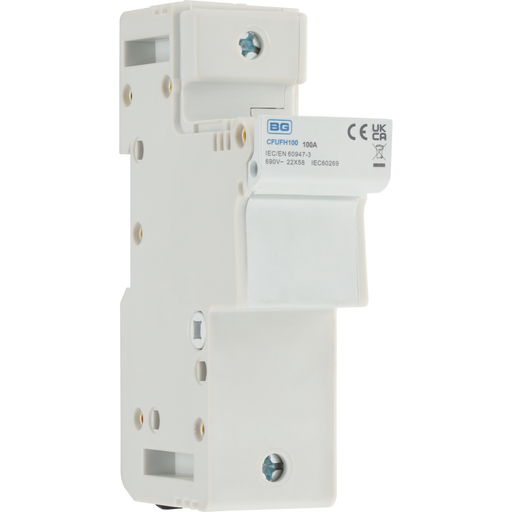 BG Fortress DIN Rail Mounted Fuse Holder CFUFH100 Available from RS Electrical Supplies